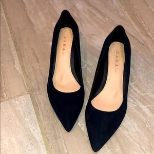 Zara block heels